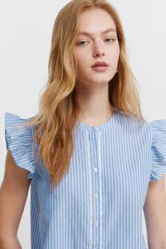 Blusa lace volante