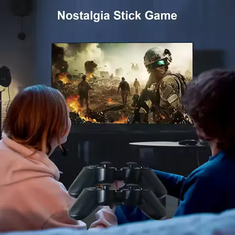 Wireless Retro Gaming Console, Retro Gamepad, Built-in 23 Emulators, Over 20,000 Games, 4K HDMI Output, and 2.4GHz