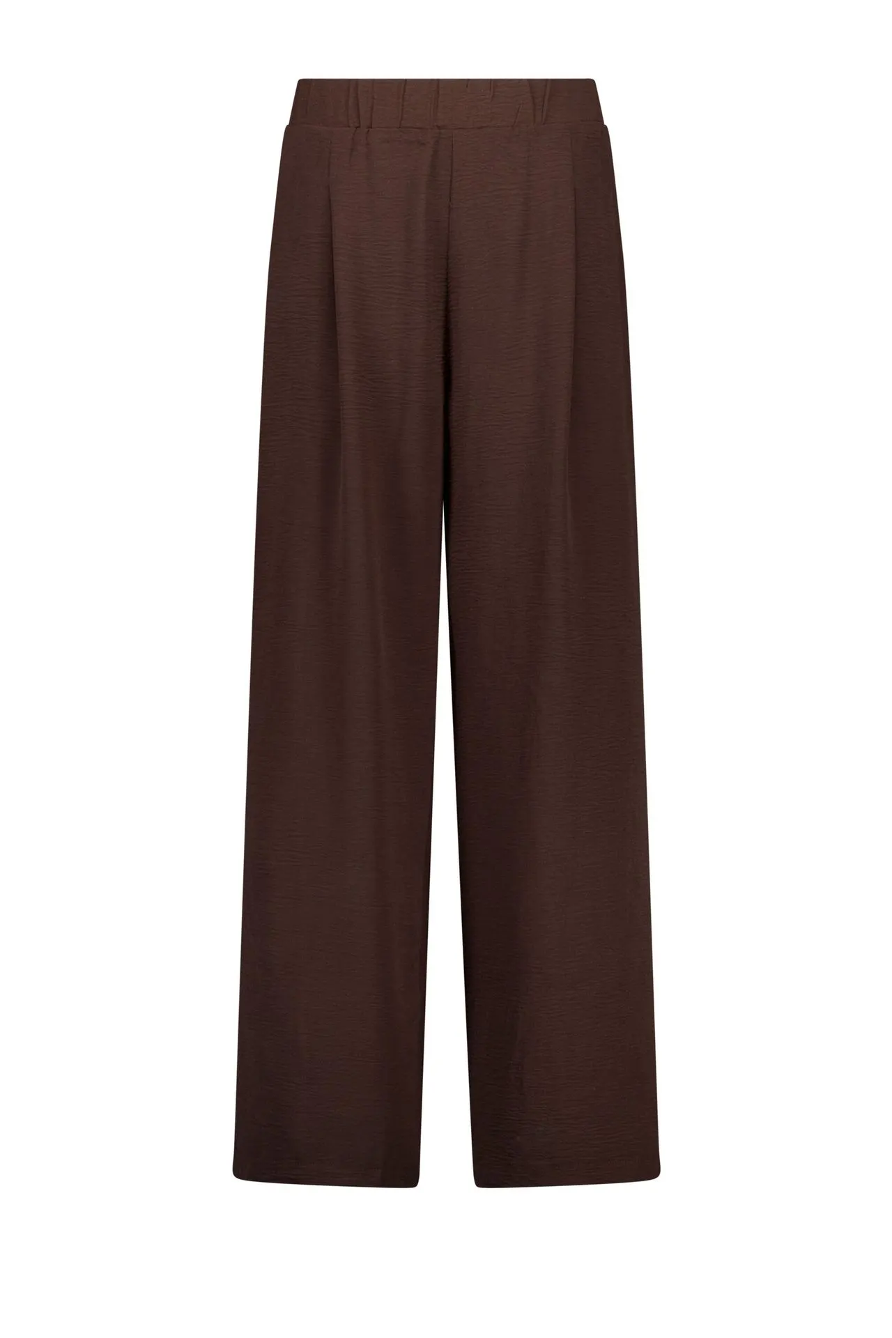 Wide fit broek | Bruin