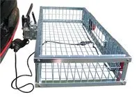 Berger & Schröter | Heckträger grau mit Schnellkupplung abklappbar