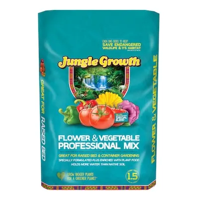 1.5 Cubic feet Vegetable and flower Garden soil