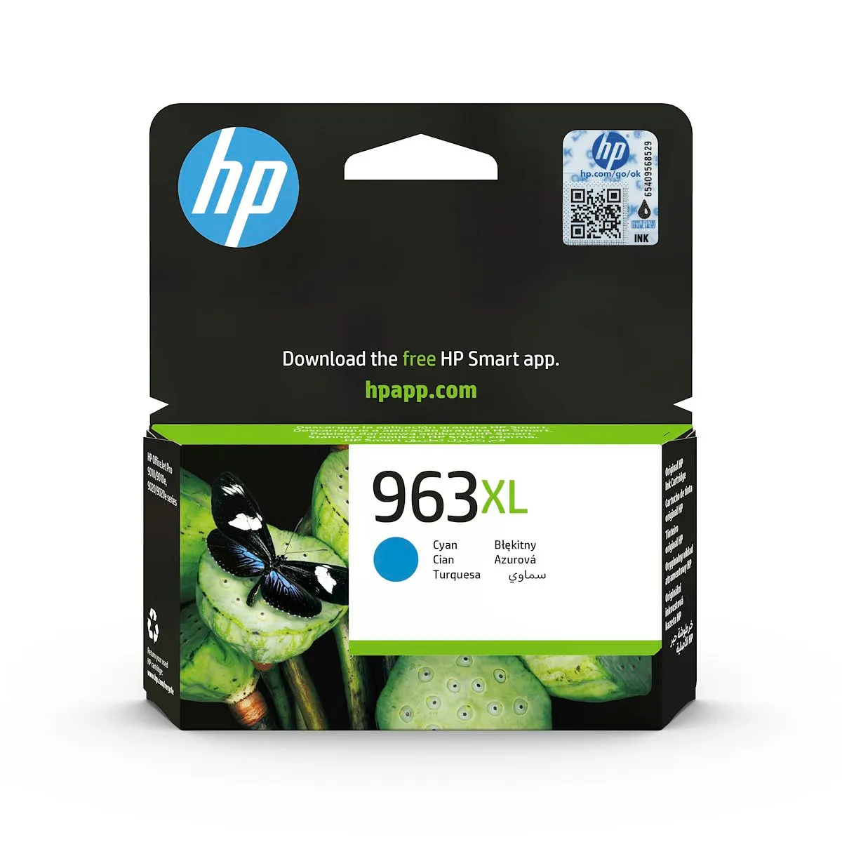 HP - HP 963XL cartuccia di inchiostro originale alta capacità, Ciano
