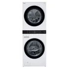 LG Single Unit Front Load WashTower™ with Center Control™ 4.5 CuFt Washer and 7.4 CuFt Electric Dryer - White