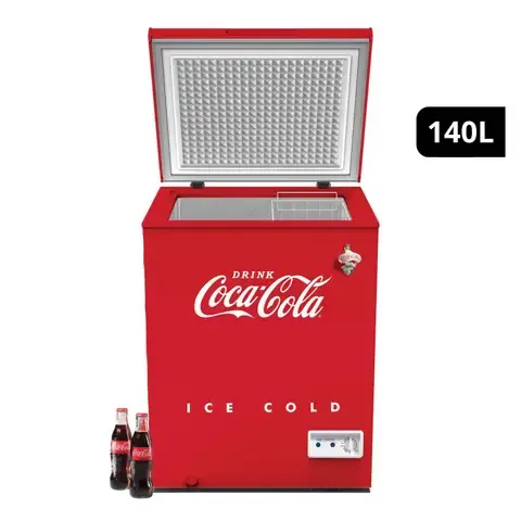 Congeladora Nostalgia 140L Coca Cola CKRFCF50CR Rojo