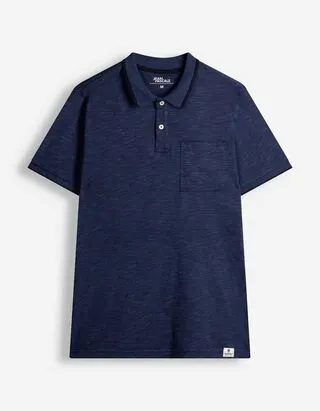 T-shirt - Collo polo - blu
