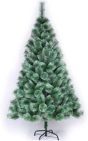 Árbol de Navidad artificial nevado de alta calidad ecológico con soporte de Metálico 120cm