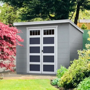 Yardline Melbourne 8' x 6' Wood Shed - Do It Yourself Assembly