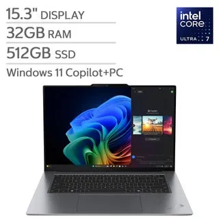 Lenovo ThinkPad X9 G1 15.3" Laptop - 2.8K (2880x1800) OLED Display - Intel Core Ultra 7 268V Processor - 32GB LPDDR5X RAM - 512GB SSD - Wi-Fi 7 - Windows 11 Pro