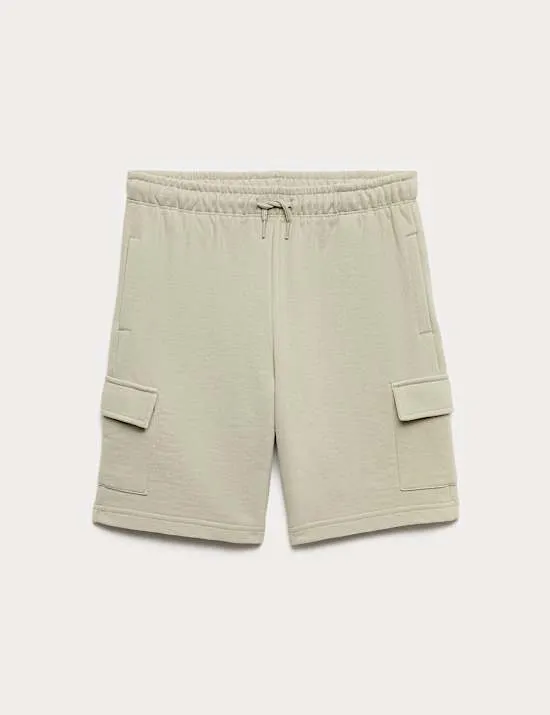Cargo-Shorts aus Jersey mit hohem Baumwollanteil (6–16 Jahre)