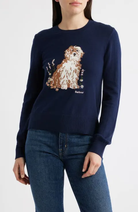 Alder Intarsia Cotton & Cashmere Sweater
