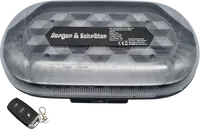 Berger & Schröter | Akku LED Mini Warnbalken magnetisch, 12/24 V Warnlicht, Fernsteuerung