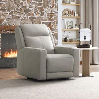 Wren Zero Gravity Power Leather Recliner with Power Headrest