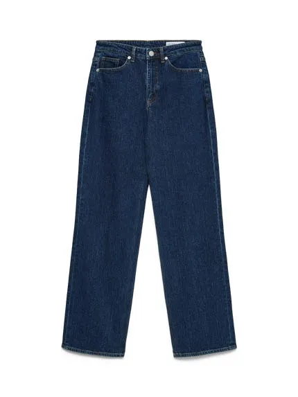 VMTESSA Høyt snitt Wide Leg Fit Jeans
