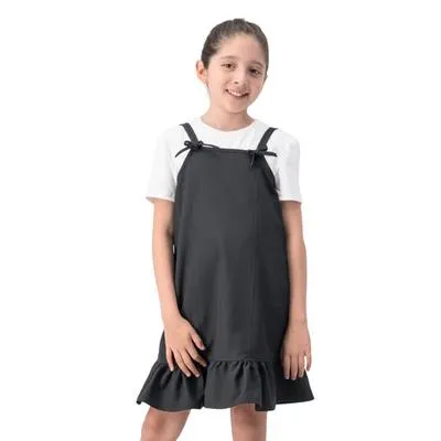 Vestido Fantastic Niña Escote Cuadrado y Olanes