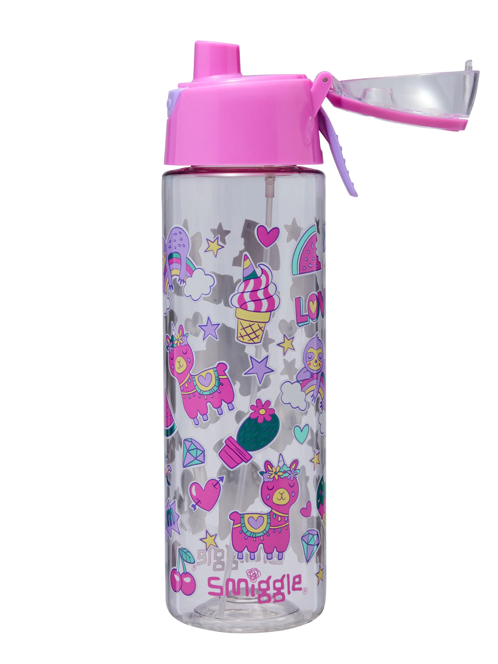 Alert Spritz Flip Plastic Drink Bottle 750Ml