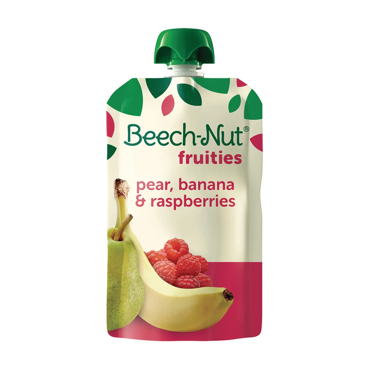Beech-Nut Fruities Stage 2 Baby Food, Pear Banana & Raspberries, 3.5 oz