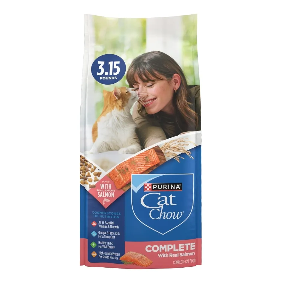 Purina Cat Chow Complete With Real Salmon, 50.4 oz.