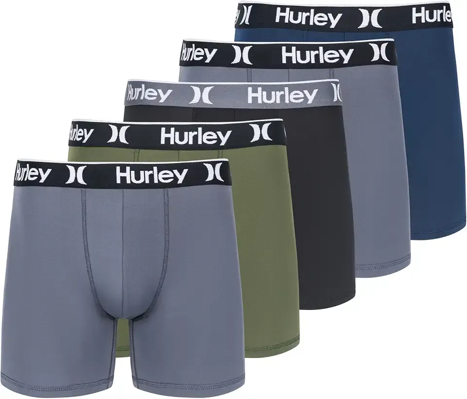 mens 5 Pack Stretch Boxer Briefs