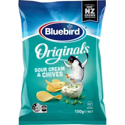Bluebird Originals Sour Cream & Chives Potato Chips