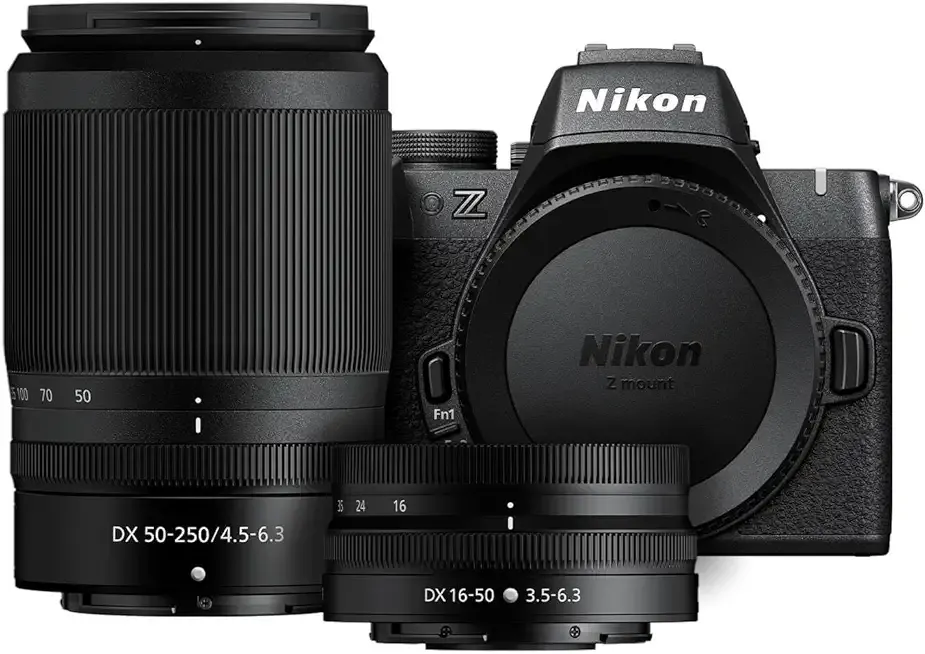 Nikon Z50 II with Two Lenses | Compact mirrorless Stills/Video Camera with Easy Color presets and Wireless Photo Sharing | Nikon USA Model
