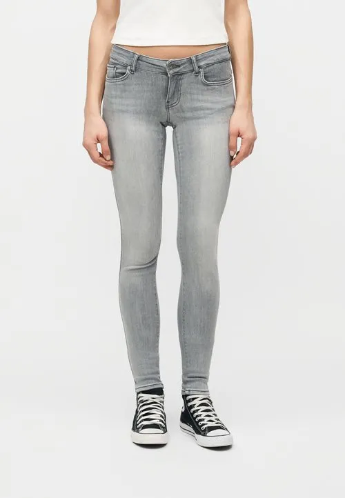 Skinny fit ONLPOWER Low waist Ankle length - Jeans Skinny Fit - light grey denim