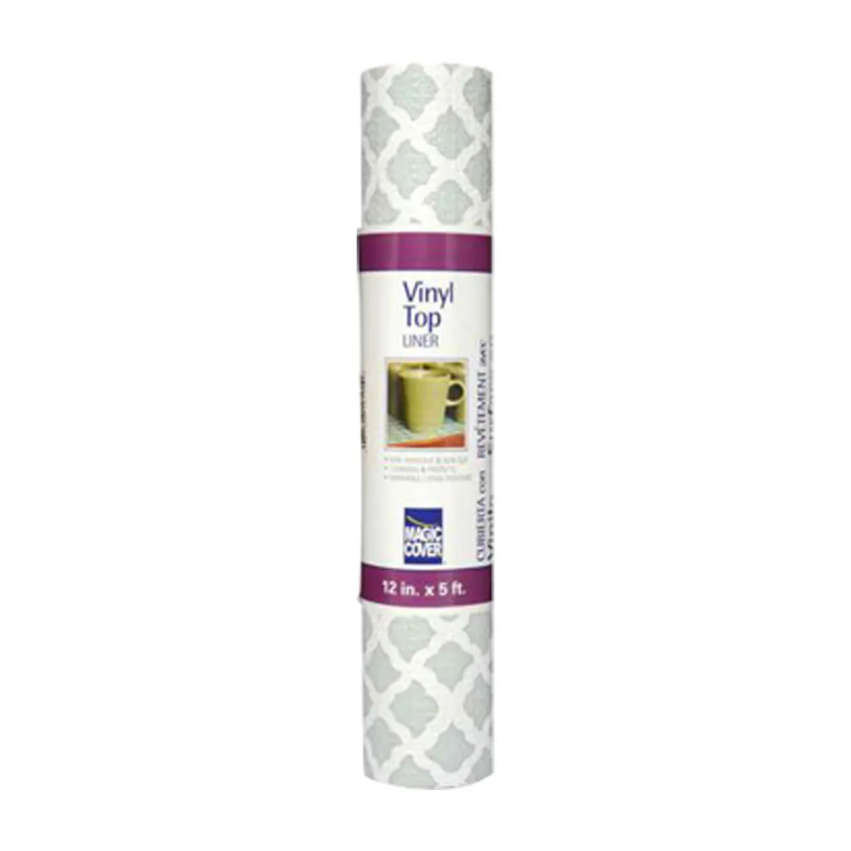 Magic Cover Talisman Gray Vinyl Top Liner, 12"x5 ft