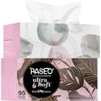 paseo ultra soft tissues frangipani + vitamin e 95pack