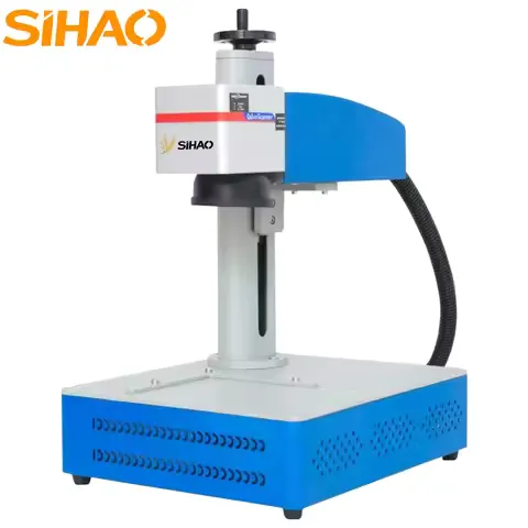 SIHAO Fiber Laser Marking Machine 20W 30W 50W Engraving Cutter with EZCAD2 Control Software for Metal Steel Gold Silver