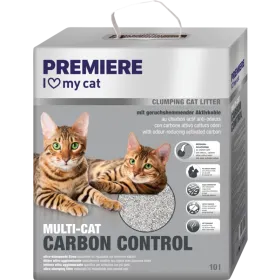 Premiere pijesak za mačke Multi-Cat Carbon control 10 l