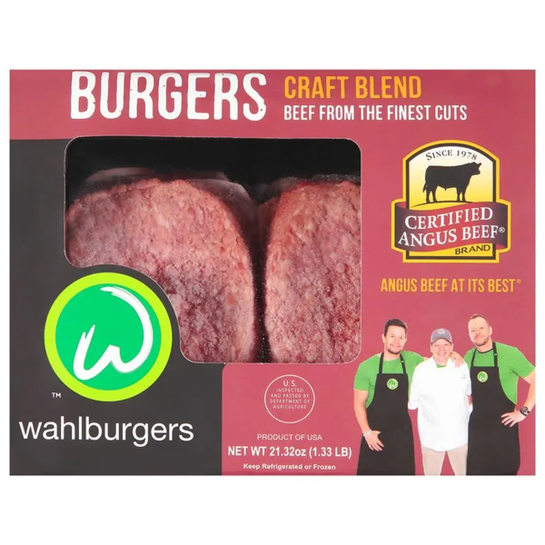 Wahlburgers Craft Blend Burgers