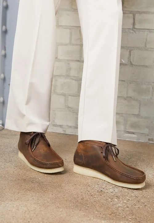 WALLABEE - Casual snøresko - beeswax