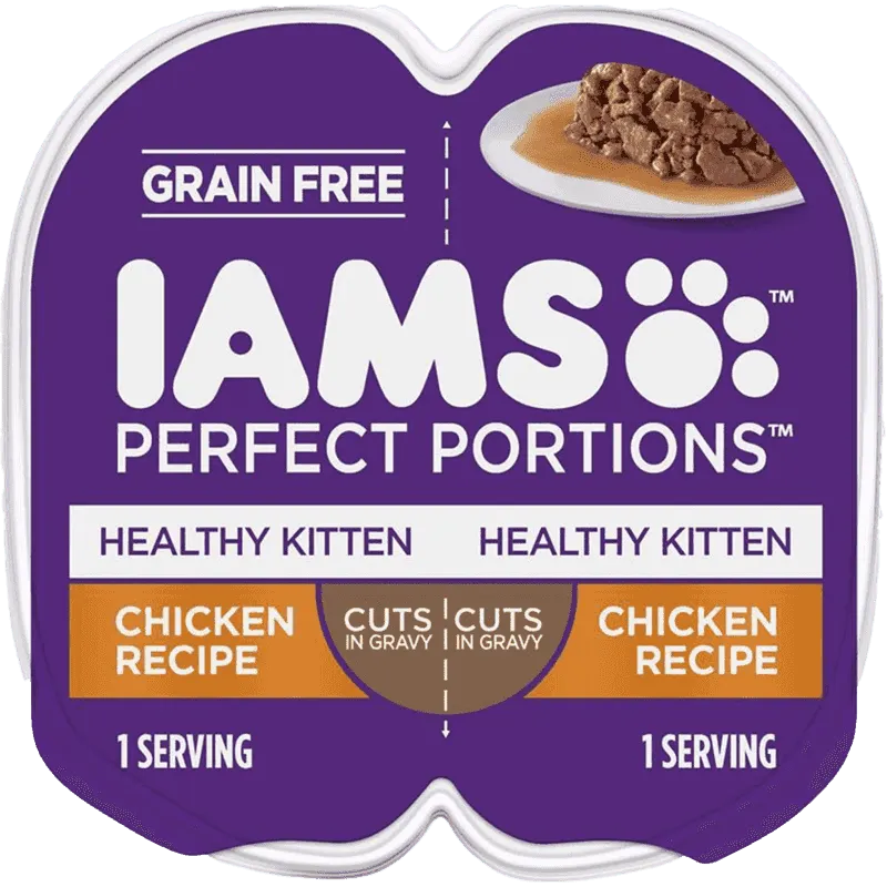 IAMS™ PERFECT PORTIONS™ Healthy Kitten Wet Food Twin-Pack Trays