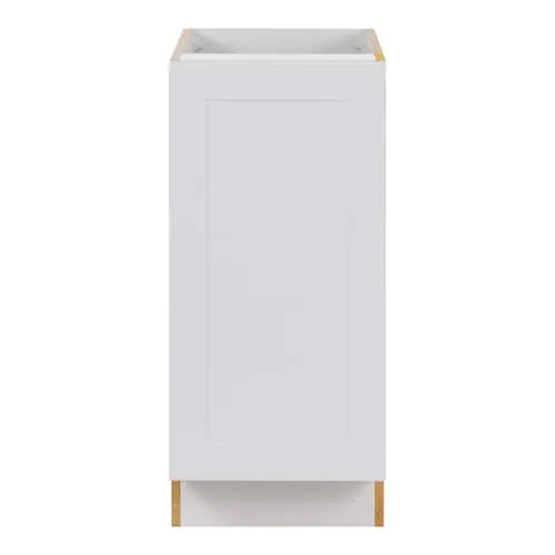 Edson 15 in. W x 35 H x 24 D Assembled Kitchen Base Cabinet, White (B15FH)