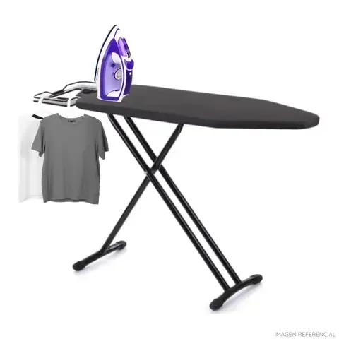 Tabla de planchar Planchador regulable Negro