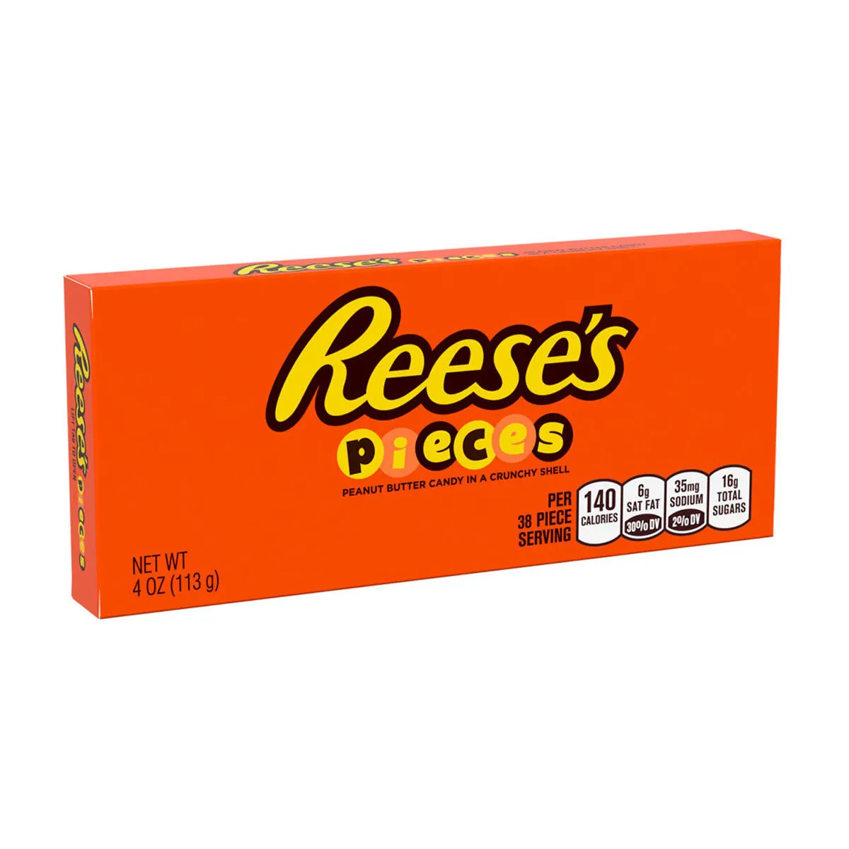Reese's Pieces Peanut Butter In a Crunchy Shell Candy, 4 oz