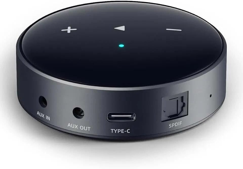WiiM Mini AirPlay 2 Wireless Audio Streamer, Multiroom Stereo, Preamplifier, Works with Alexa and Siri Voice Assistants, Stream Hi-Res Audio from Amazon Music, Tidal and More