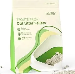Enhanced Cat Litter Pellets 7 lbs, Generic Litter Refills Exclusively for Shifting Litter Box Systems, Dehydrating Pellets, Zeolite, Long-Lasting Odor Control Non-climping Enhanced Cat Litter Pellets 7 lbs, Generic…