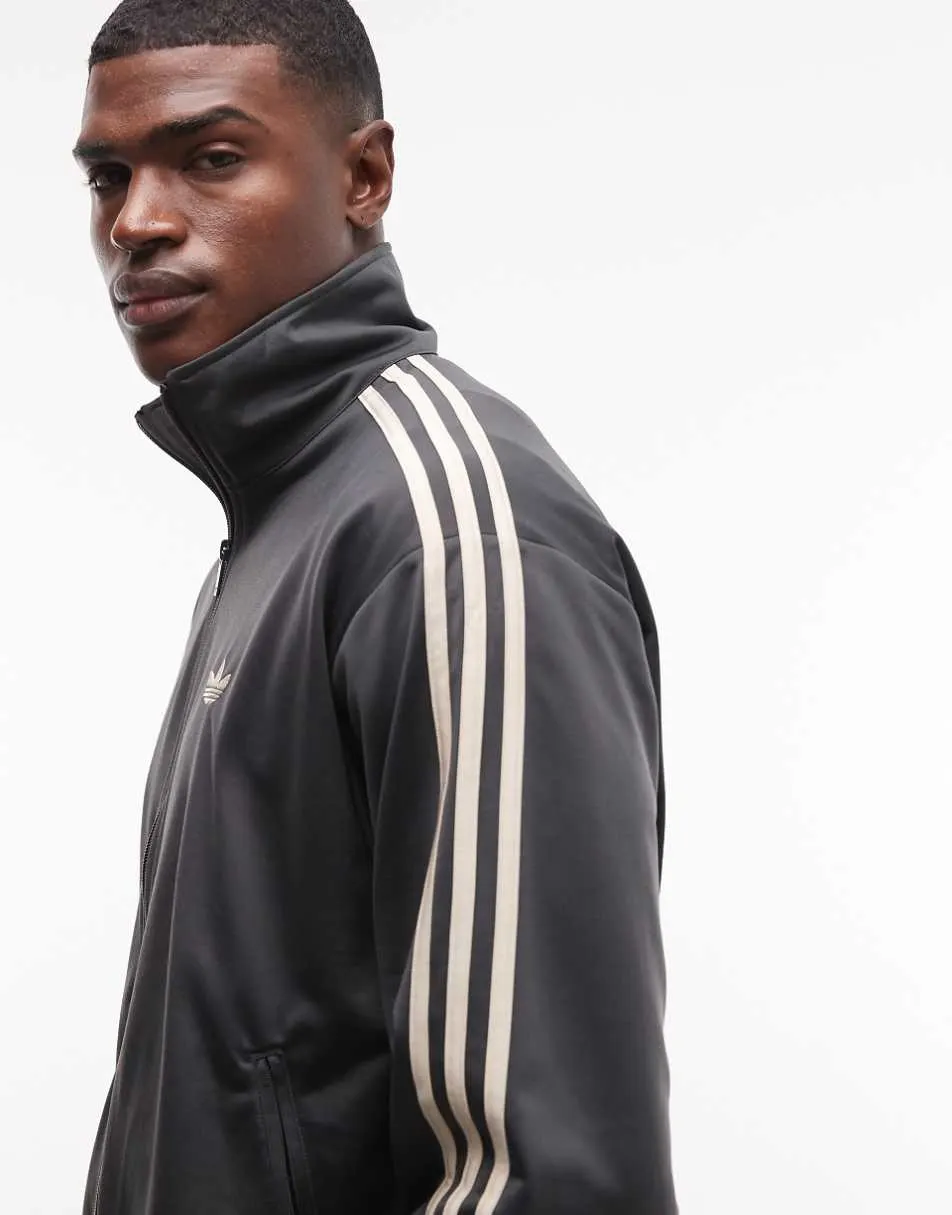 adidas Originals Firebird track top in dark grey - exclusive to ASOS