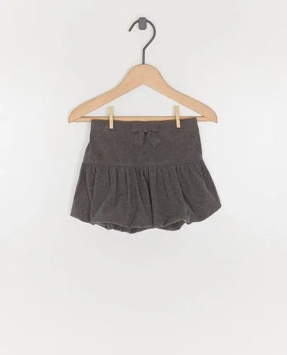 Grijze rok, balloon fit