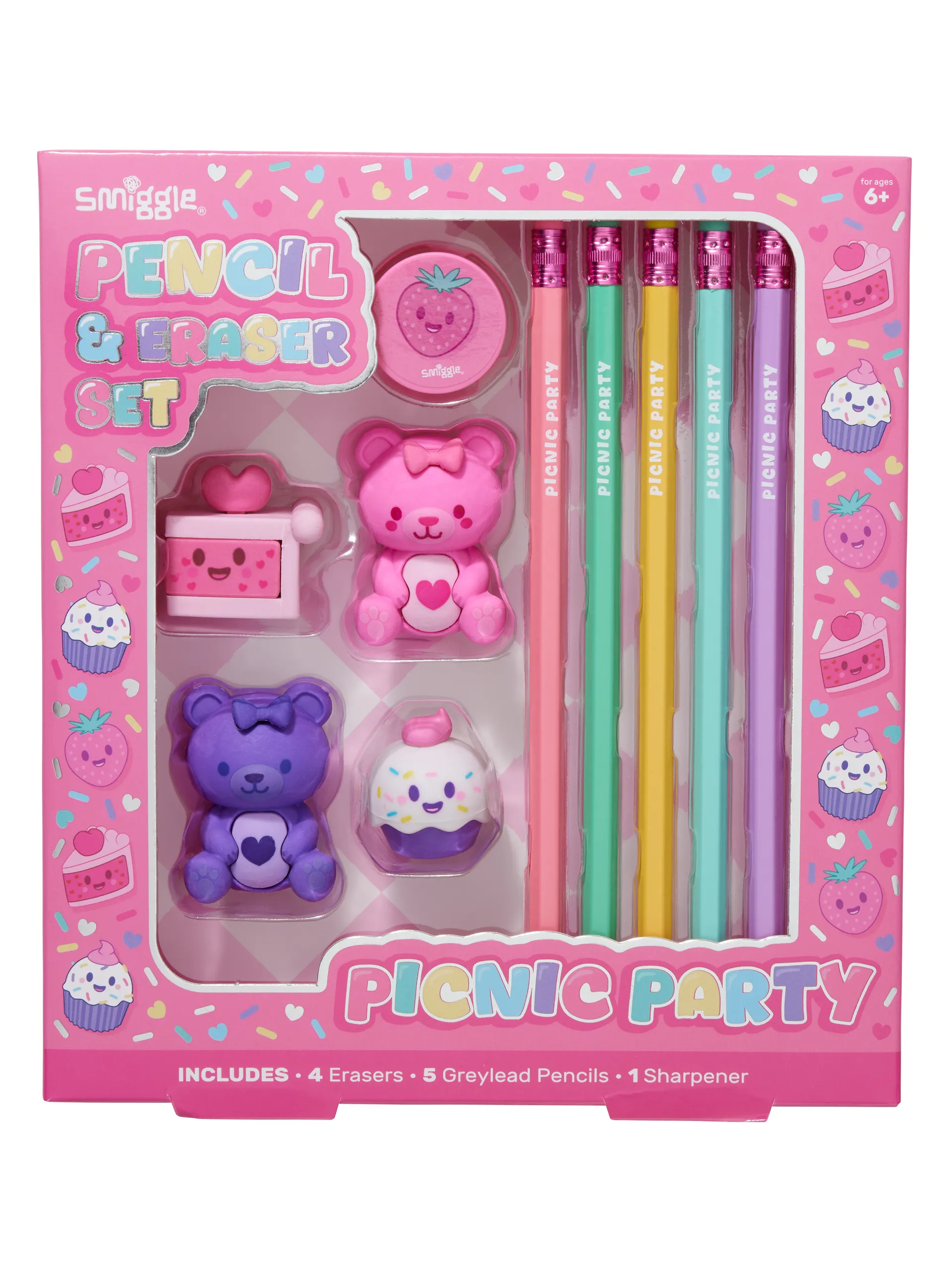 Super Speed Pencil & Eraser Set