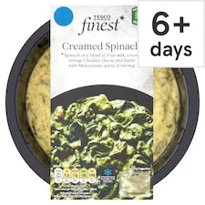 Tesco Finest Creamed Spinach 250G