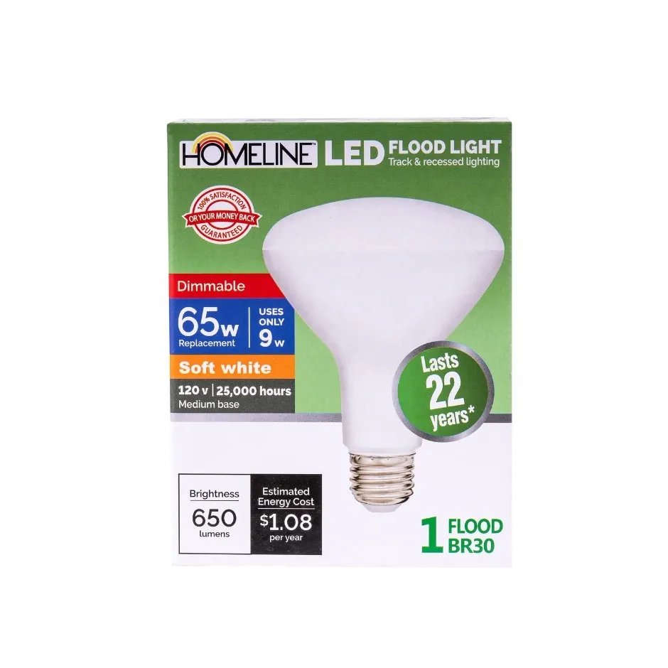 Homeline LED Flood Light Light Bulbs, 9w, 1 ct.