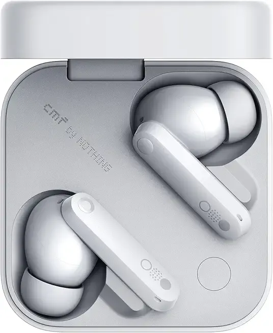 CMF Buds Pro 2 Wireless Earbuds with Smart Dial, 50dB Hybrid Noise Cancelling Earbuds Wireless Bluetooth 5.3, 11mm Bass with LDAC, 6 Hi-Res Audio Mics, 43H Playtime, Fast Charging Case, Light Grey