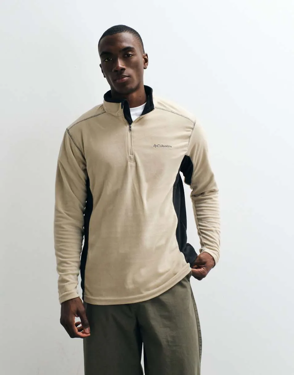 Columbia Klamath Range II half zip fleece in stone
