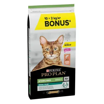 Croquettes PURINA PRO PLAN pour chat 10 kg + 2 kg offerts !