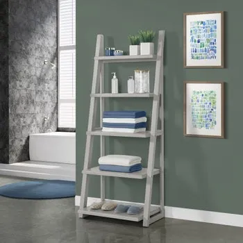 Kellen 72” Ladder Bookcase