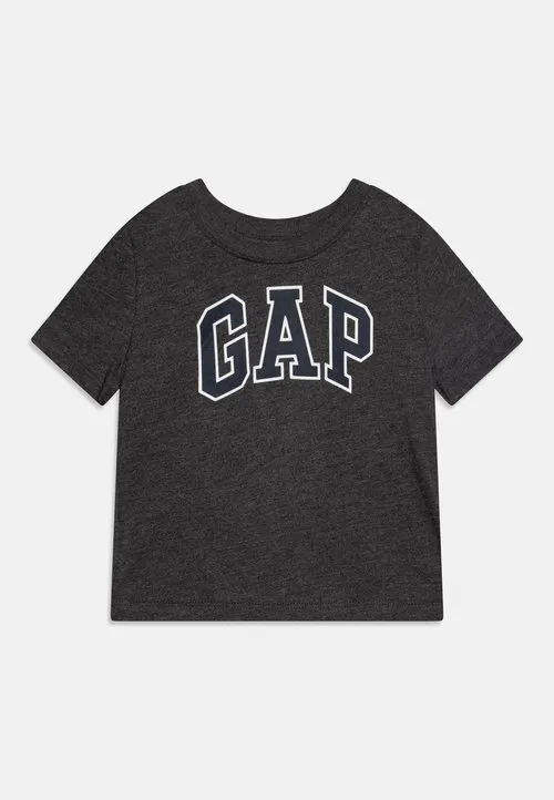 BABYGAP LOGO T-SHIRT - T-shirts med print - charcoal heather grey