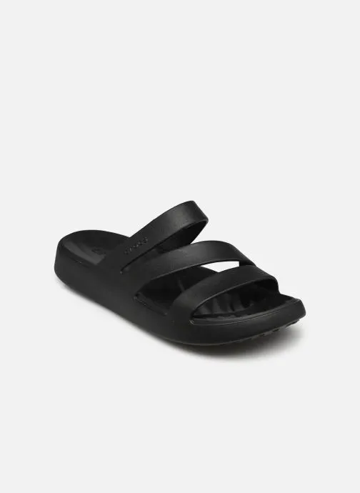 Muilen en klompen Getaway Strappy dames zwart