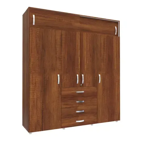 Closet Dual 6 Puertas Caramelo