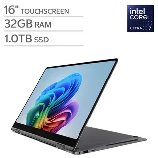 Samsung Galaxy Book5 Pro 360 16" Laptop - Intel Core Ultra 7 Processor - 32 GB RAM - Intel ARC Graphics - 1TB SSD in Gray - S Pen Included